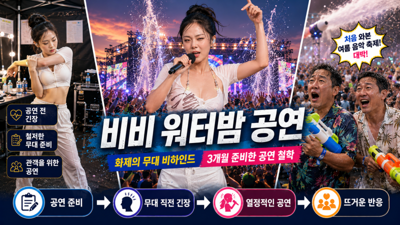 [SBS 비서진] 비비 워터밤 공연 후기, 화제의 무대와 공연 철학은?
