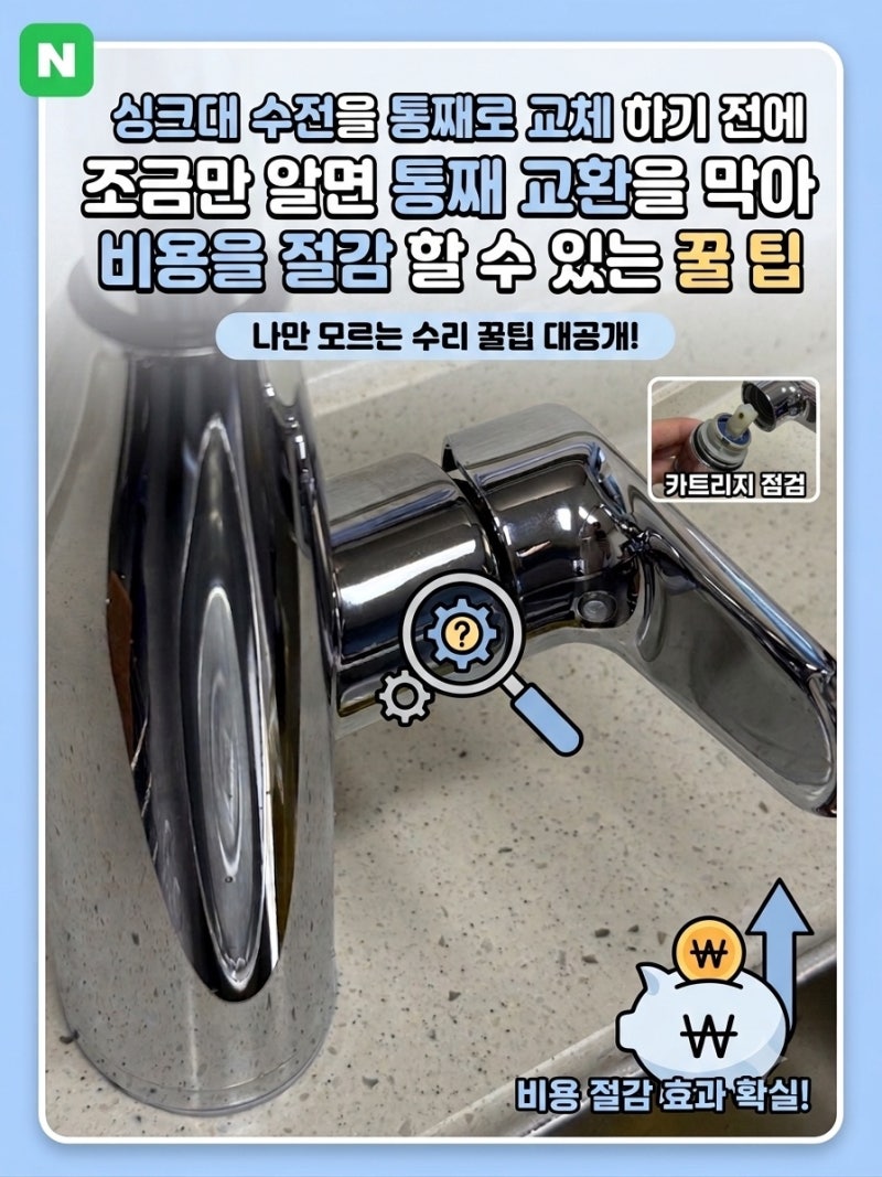 업체가 절대 안 알려주는 싱크대 수전 교체 후 알게 된 뜻밖의 불편한 진실 및 꿀팁