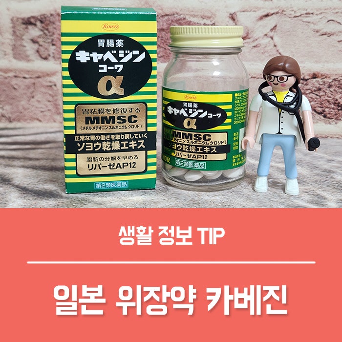 일본 위장약 카베진 효능 부작용 복용법, 왜 양배추환으로 유명할까?