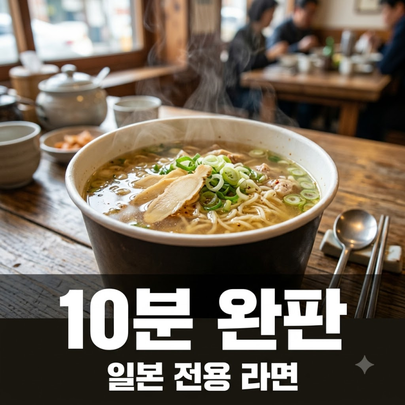 삼계탕 사발면, 일본 전용 라면이 국내에서 10분 만에 동난 이유