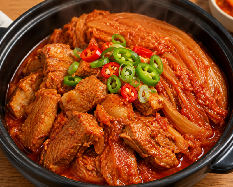 돼지고기 김치찜 맛있게 만드는 법 묵은지로 푹 끓이는 황금레시피