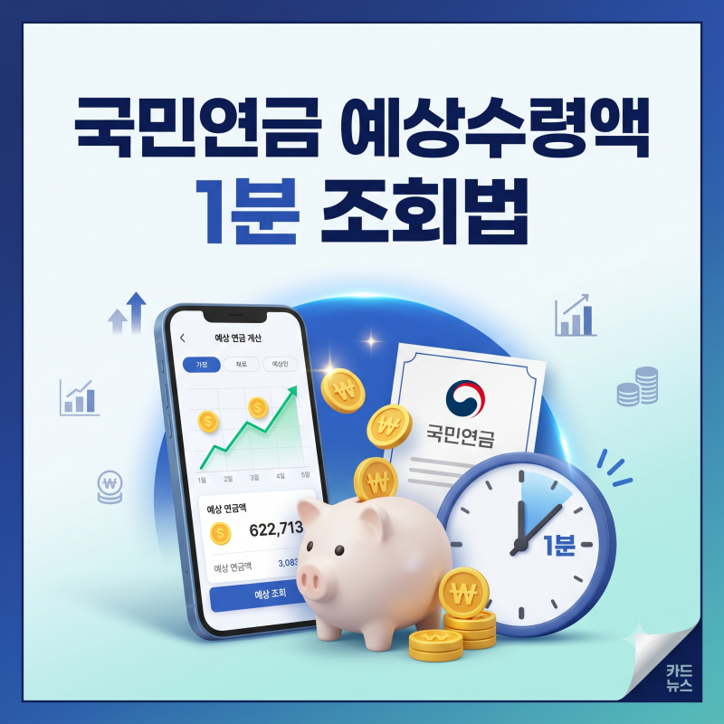 국민연금 예상수령액 조회 방법 | 내 연금 알아보기 및 조기수령 나이 조건