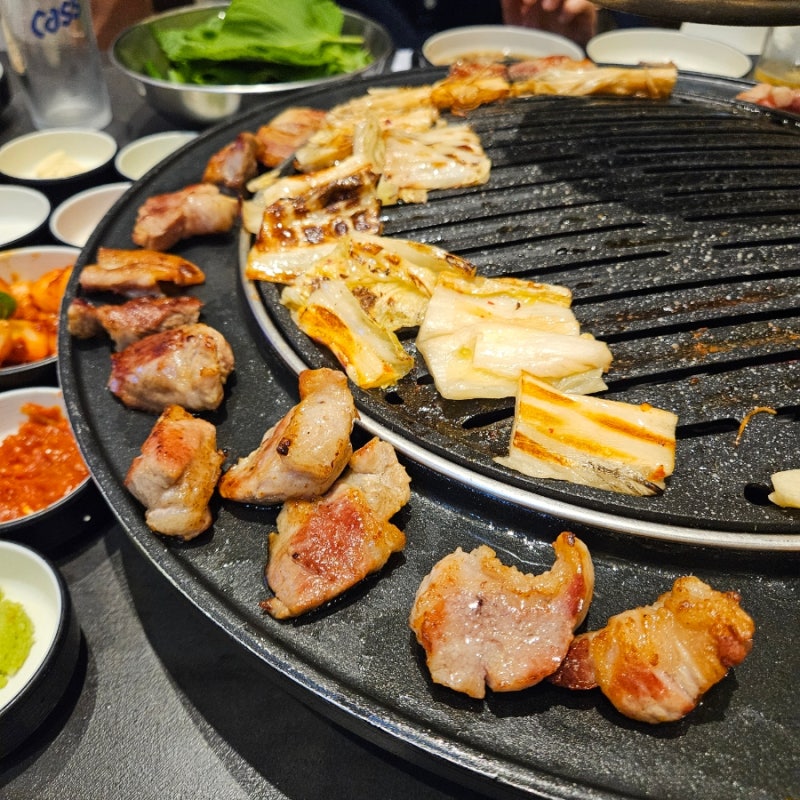광주 수완지구 고깃집 봉선얼룩돼지회관 등심덧살 꽃삼겹 맛집