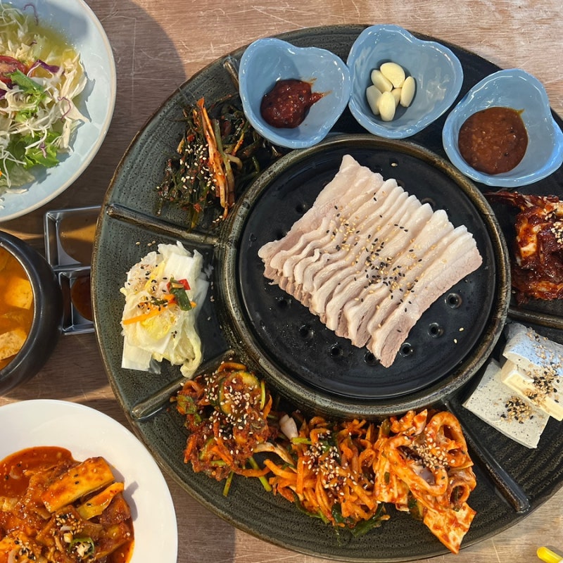 아이랑 부산 송정 맛집 한정식 솥밥 송정옥 송정본점