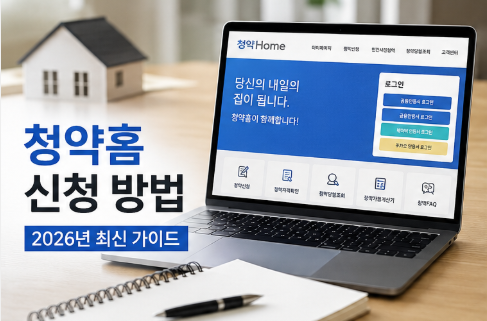 청약홈 신청 방법 및 청약 가점 계산법 총정리 (2026년 최신)