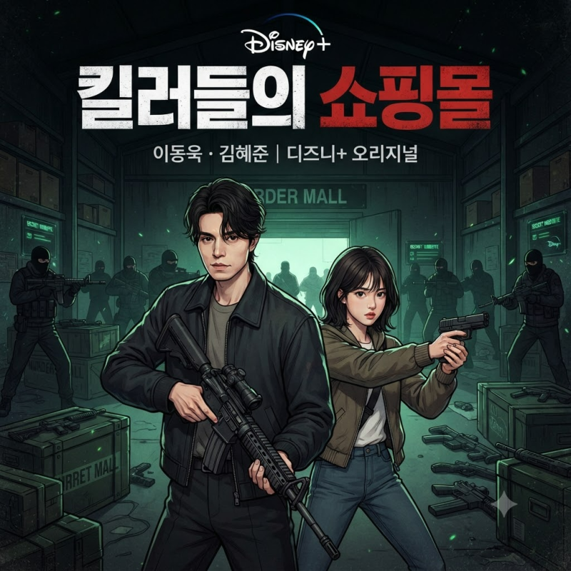 킬러들의 쇼핑몰 등장인물 관계도·몇부작·원작 소설 정보, 이동욱 김혜준 디즈니+