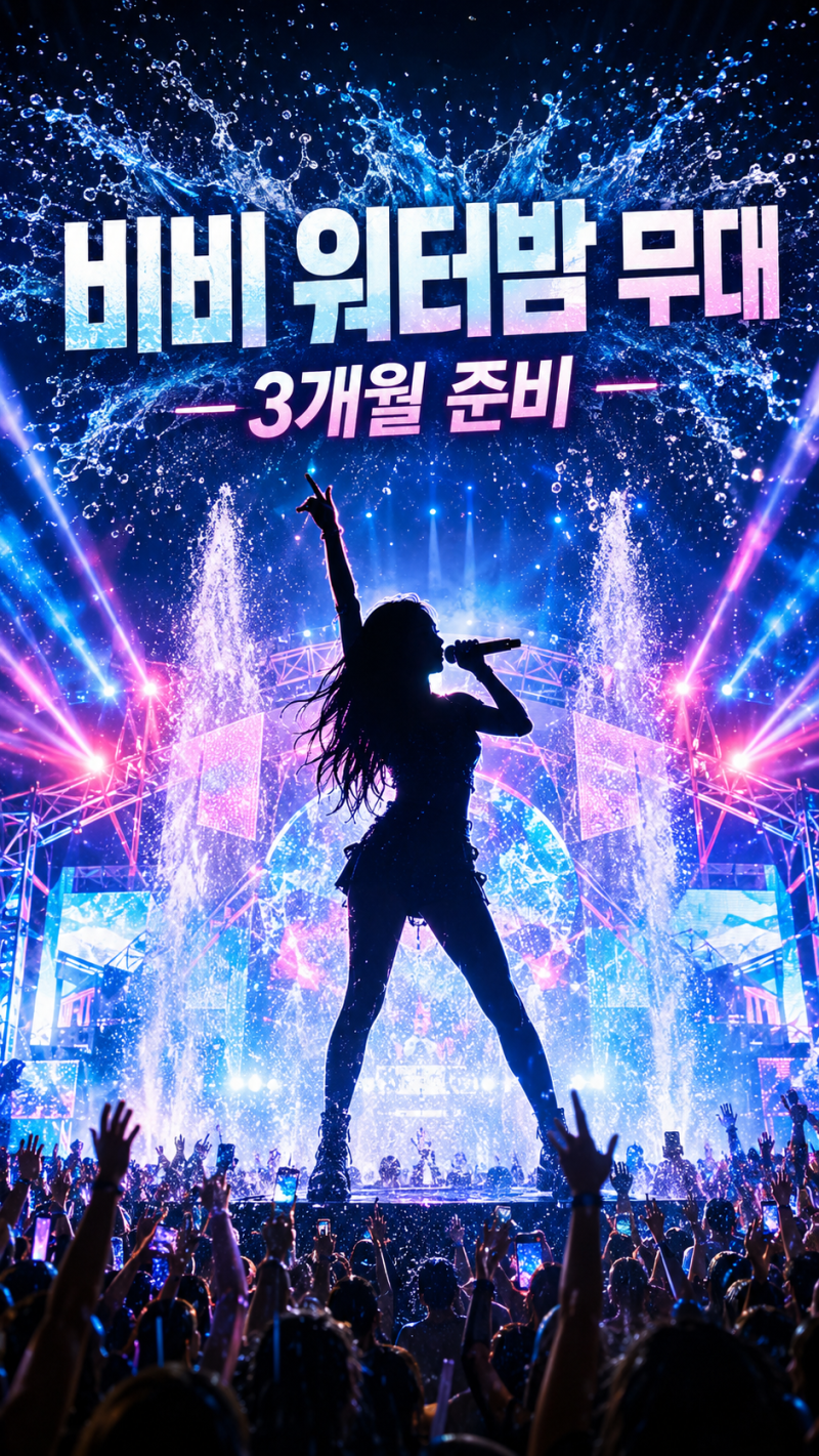 비비 워터밤 선정성 논란, 3개월 준비한 무대와 “돈값 해야 한다”는 공연 철학