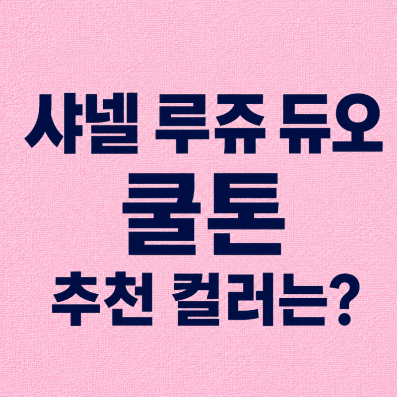 샤넬 르 루쥬 듀오 쿨톤 추천, 160·174·186 컬러 비교