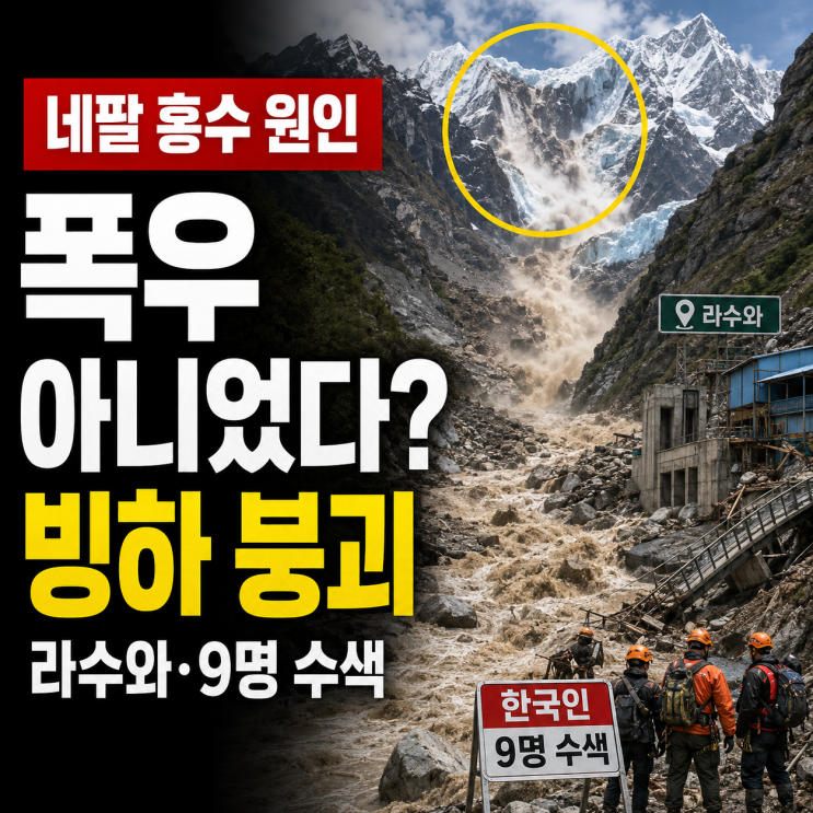 <b>네팔</b> 홍수 원인, 빙하 붕괴부터 중국 접경 라수와 위치·두산 수력발....