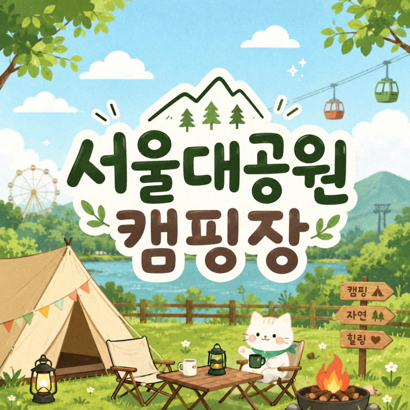 서울대공원 캠핑장 예약방법