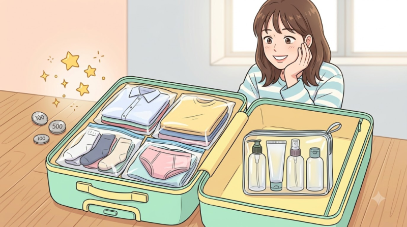 다이소 여행용 압축팩 기내용 100ml 공병 추천
