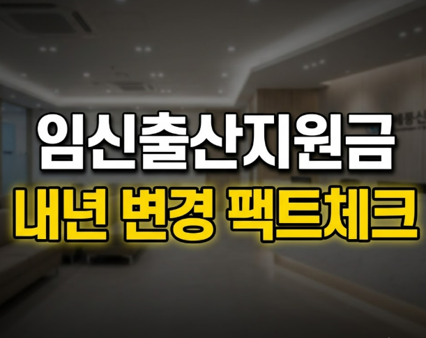 첫째 1,000만 원, 혜택이 더 늘어난 걸까? 내년 임신출산지원금 팩트체크