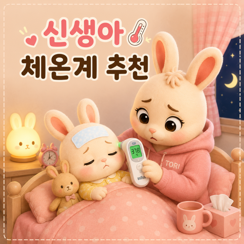 신생아 정상체온 아기 정상체온 몇 도일까?｜열날 때마다 꺼내는 브라운 체온계 IRT6030 사용....