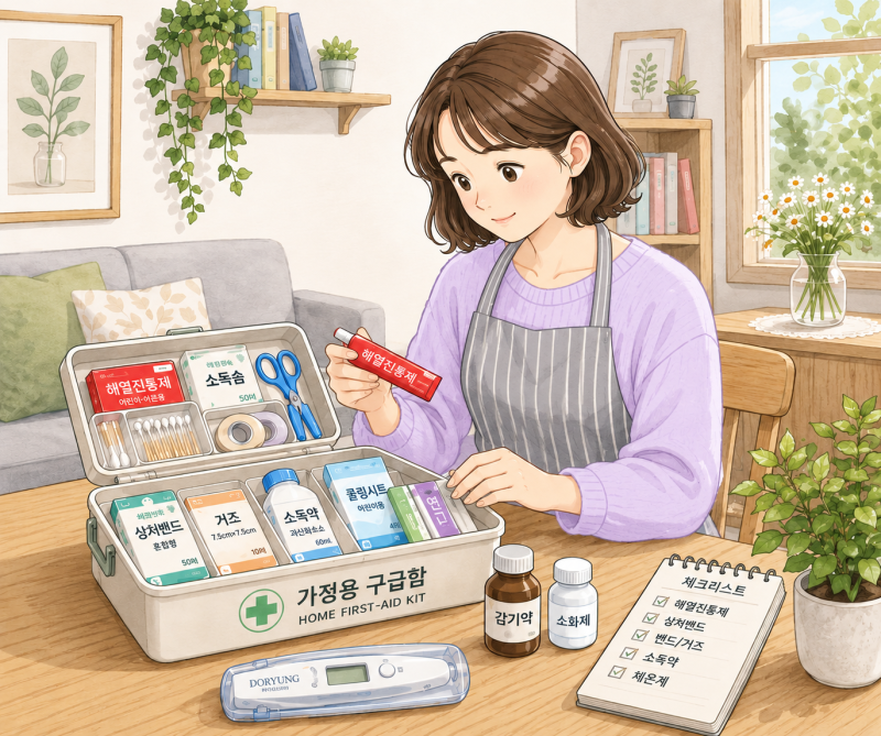 어린이 가정상비약 리스트와 대처법 ,33년 경력 보건교사·간호사가 알려드려요.