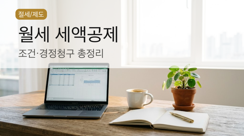 월세 세액공제 신청하는법, 조건·서류·경정청구 총정리