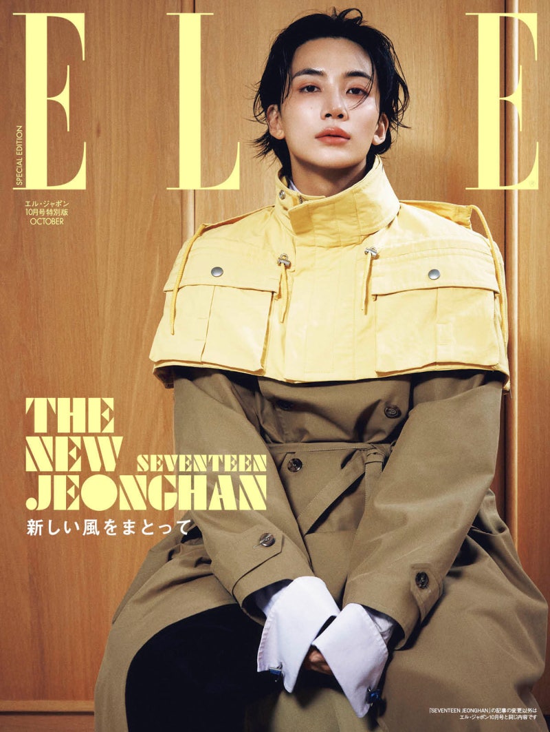 일본 ELLE 10월호 프라다 뷰티 세븐틴 정한