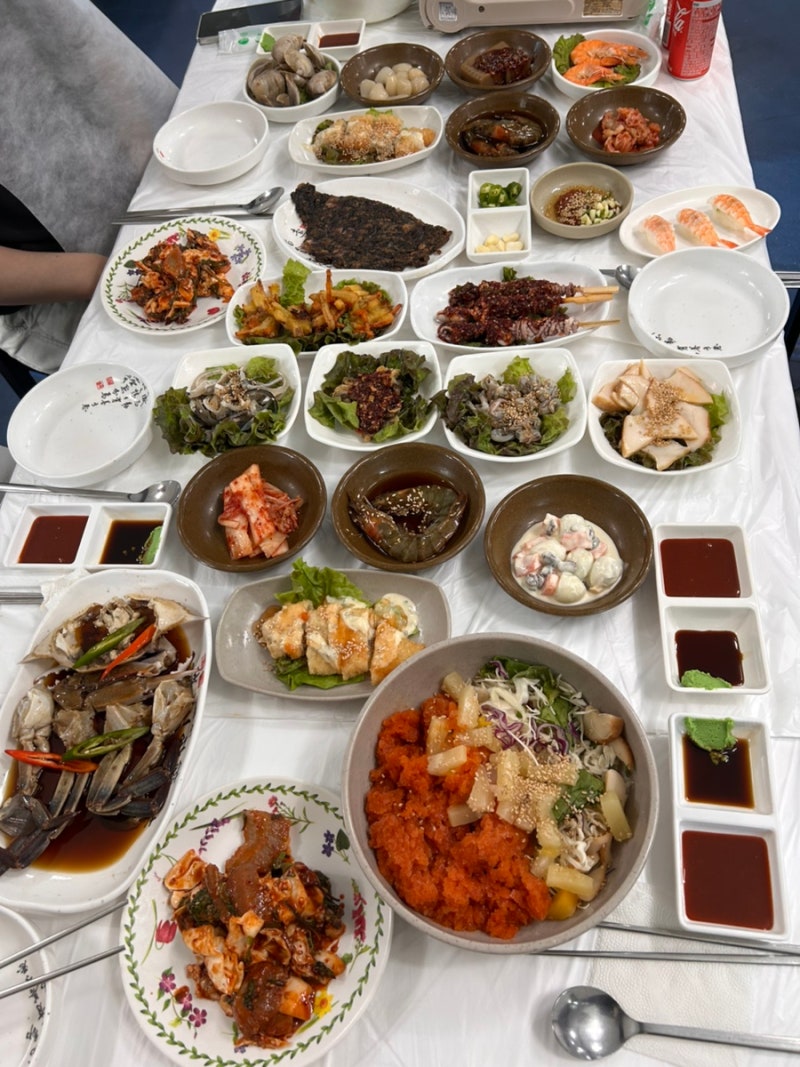 [전북/군산] 선유도 애견동반식당 추천ㅣ경수니네 회정식 꽃게탕 한상차림