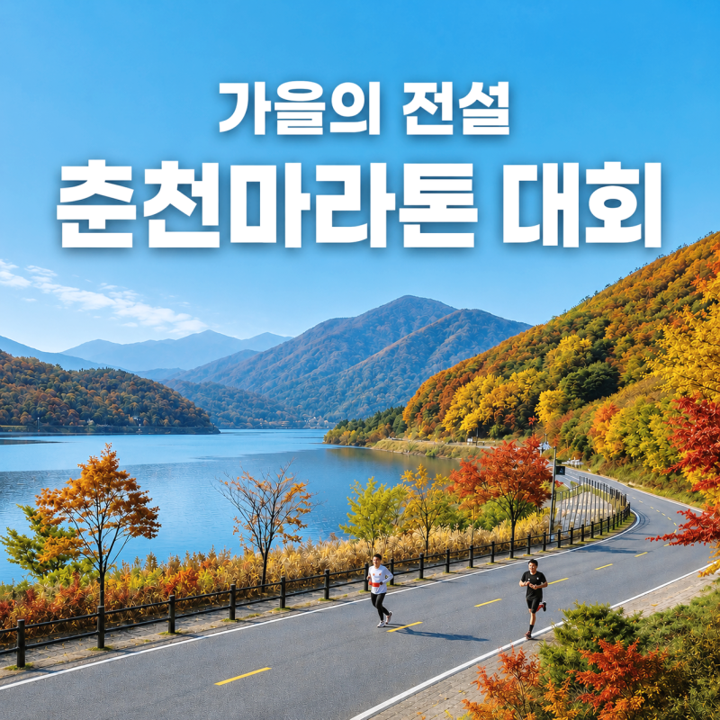 2026 춘천마라톤 일정·코스·참가비, 가을 러닝 축제