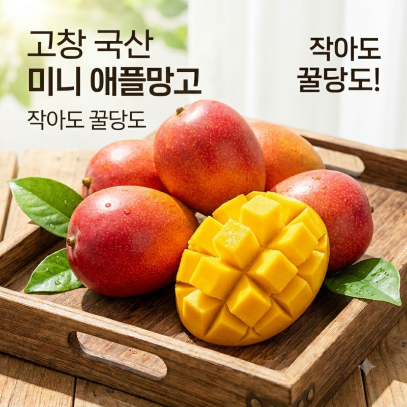 고창 국산 애플망고 미니애플망고 후기｜작아도 달콤한 자연그림농장 산지직송 망고