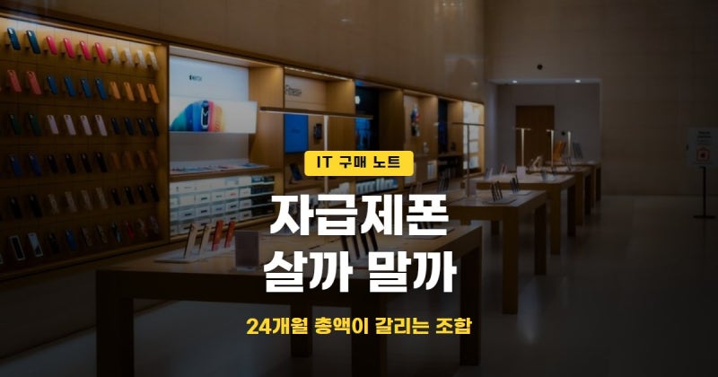 자급제폰, 싸게 샀다고 좋아했는데..24개월 뒤 총액은 딴판입니다?(자급제폰 뜻·자급제 폰 구....