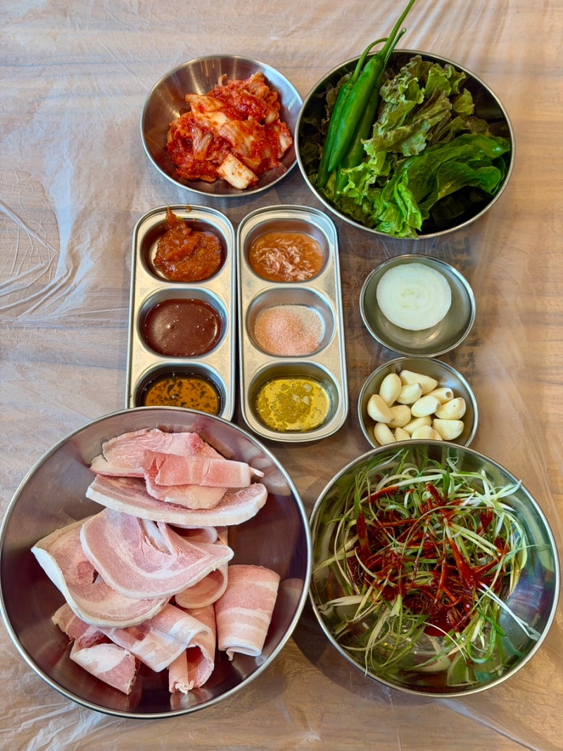 팔도대패 광주첨단점 첨단 냉삼 무한리필 후기 메뉴 주차