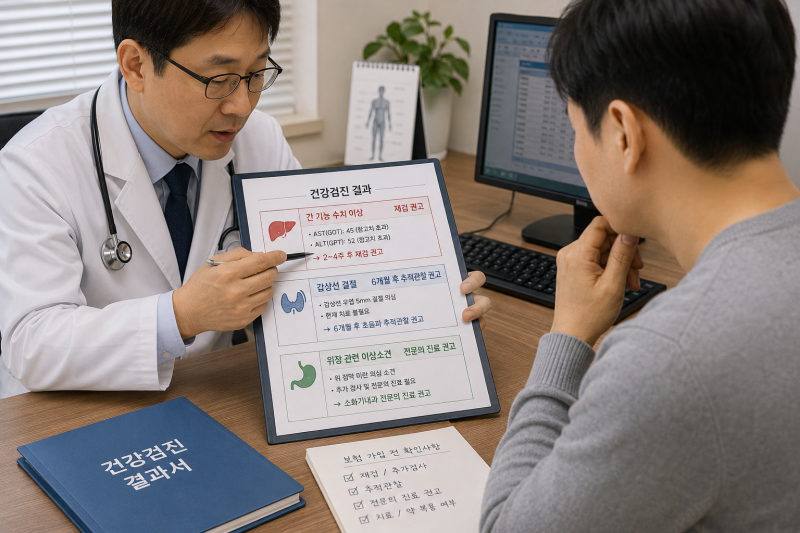 건강검진 재검·추가검사·추적관찰도 고지해야 할까? 헷갈리는 검사 기록 정리