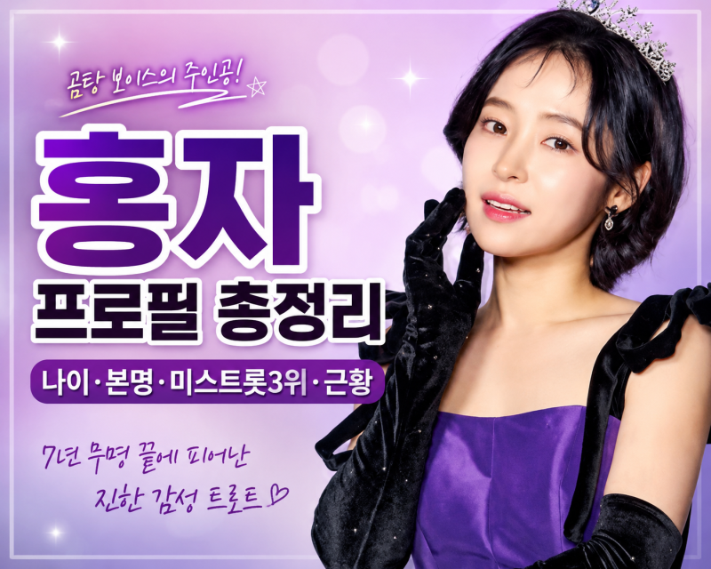 홍자 프로필 나이 본명 고향 미스트롯 3위, 곰탕 보이스로 버틴 시간과 최근
