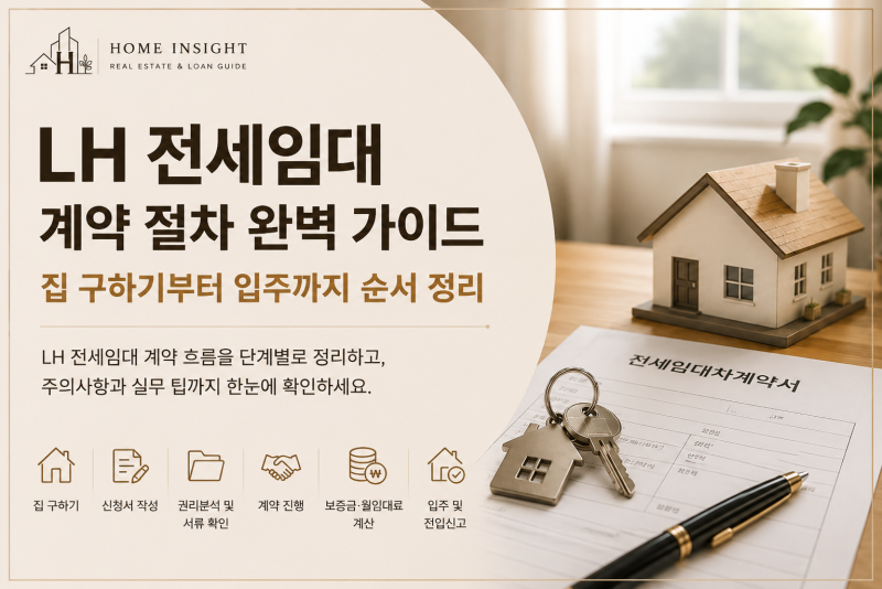 LH 전세임대 계약절차 총정리(2026 기준)｜집 구하기부터 가계약·계약서 작성·잔금·전입신고....