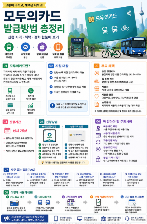 모두의카드 발급방법, 지역화폐랑 지원금 한 장으로 진짜 되는지 알아봤어요