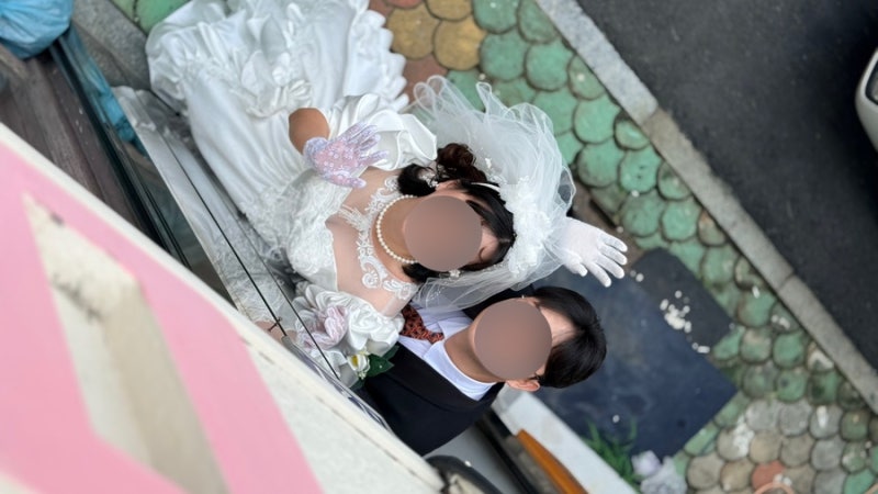 마산 신신예식장 결혼 1주년 기념 레트로 웨딩촬영 후기 + 액자 수령 후기
