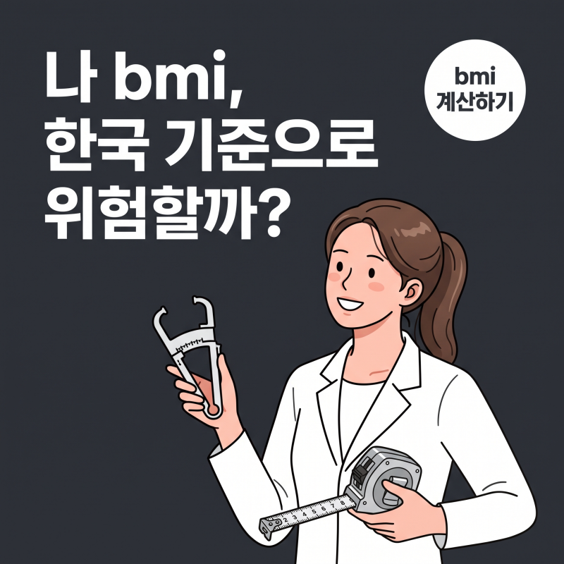 bmi계산하기, 한국인 비만 기준이 서양과 다른 진짜 이유