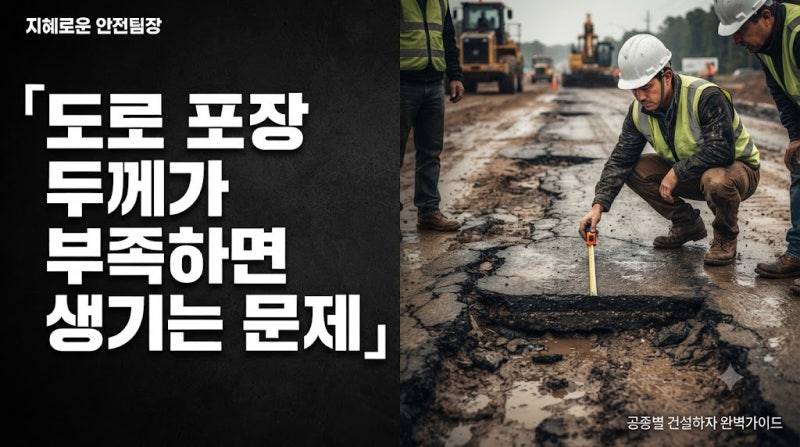 184.아스팔트 포장 두께 부족 하자의 원인과 포설두께 검측방법