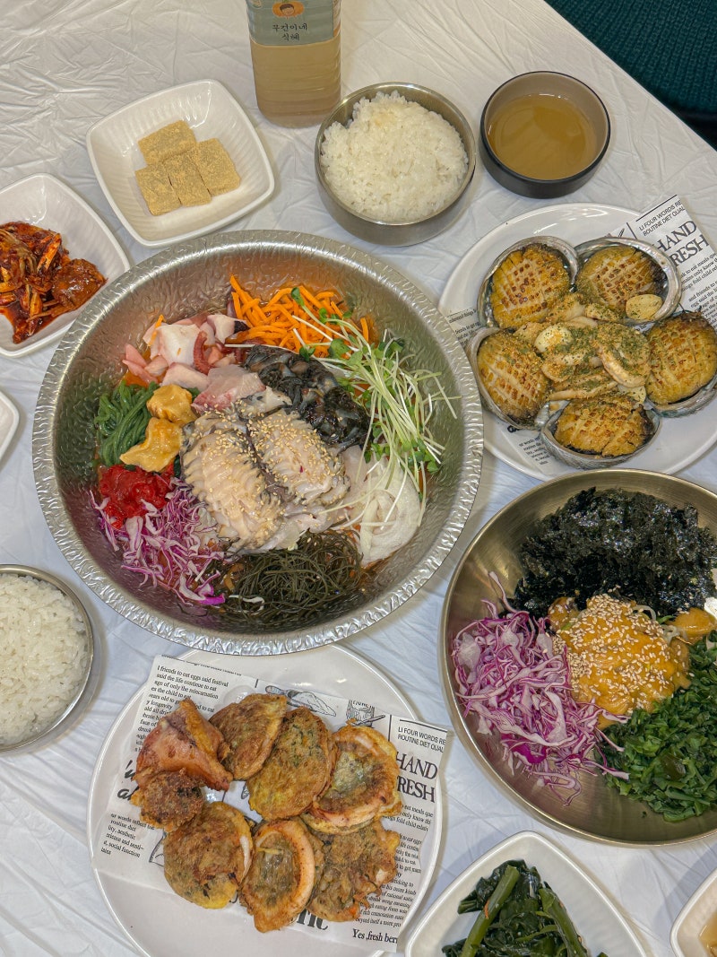 낙산해수욕장 맛집 강원도 양양 낙산사 낙산해신물회 메뉴 추천