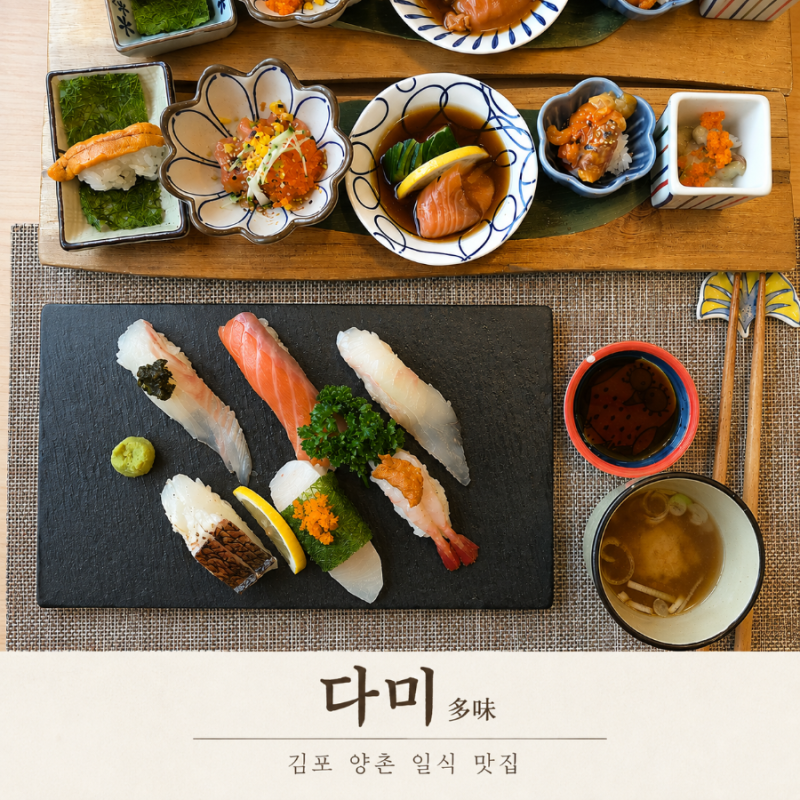 [김포/석모리맛집]다미, 오마카세A 덴뿌라텐동 스시단품 후기