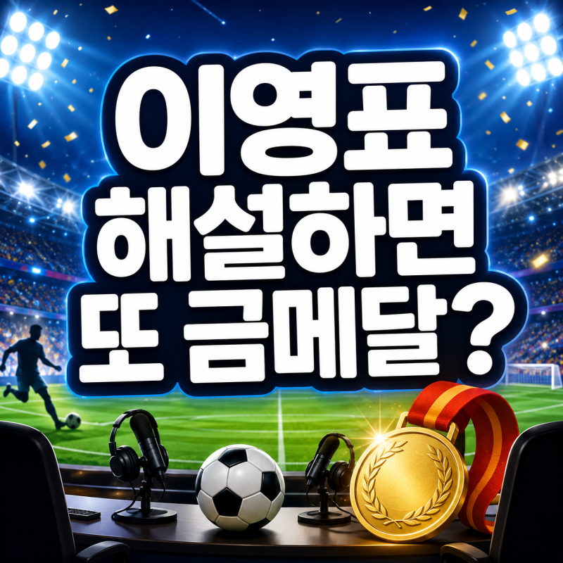 이영표가 자신 있게 꺼낸 묘한 공식 “내가 해설하면 금메달이었다”