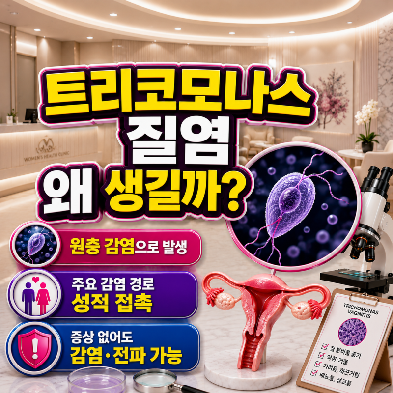 트리코모나스 질염 원인과 증상, 성병일까? 남자도 치료해야 하는 이유