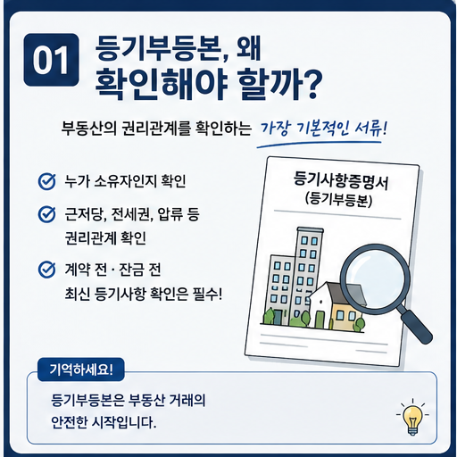 부동산 등기부등본 발급 및 보는법 총정리