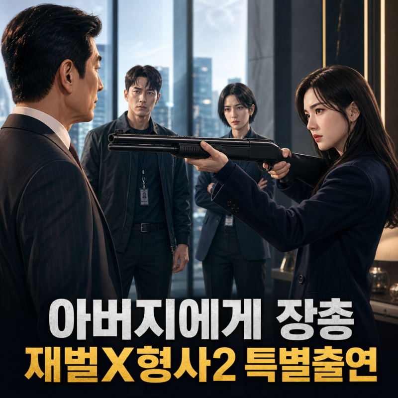 “아버지에게 장총” 정채연, 재벌X형사2 특별출연