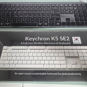⌨️ [키크론 키보드] K5 SE2 바나나축 후기 | B6 고장 후 갈아탄 키크론 K5 SE2 바나나축 로우프....