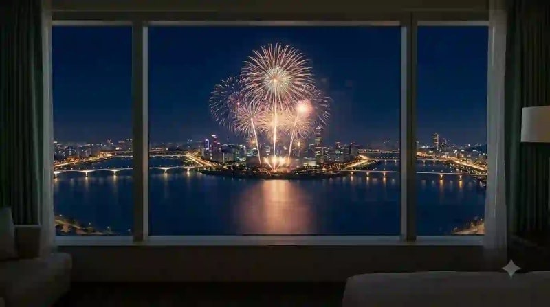 2026 여의도 불꽃축제 명당 카페 & 호텔 패키지 BEST 5 가격 비교 및 예약 꿀팁