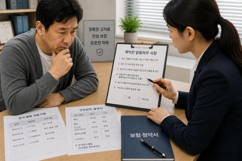 보험 가입할 때 어디까지 말해야 할까? 고지의무·계약전 알릴의무 기준부터 알아보기