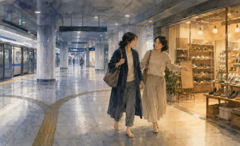 맨발로 지하철에서 내린 꿈 + 챗지피티와 제미나이의 꿈해석