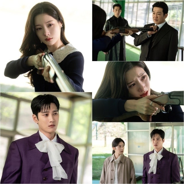 정채연, 재벌X형사2 특별출연, 장총 겨눈 4자 대면 스틸 공개