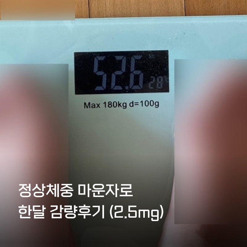 정상체중 마운자로 한달 감량 후기(부작용/식단/커플마운자로)
