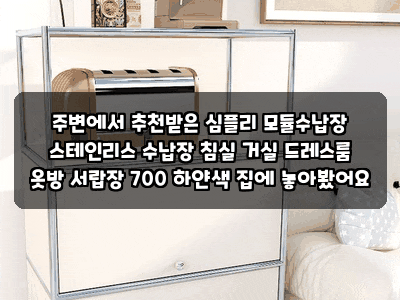 주변에서 추천받은 심플리 모듈수납장 스테인리스 수납장 침실 거실 드레스룸 옷방 서랍장 7....