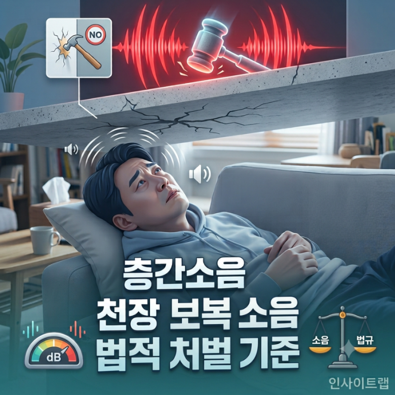 층간소음 우퍼로 보복했다가 스토킹 전과자? 합법과 불법 판례 기준 총정리