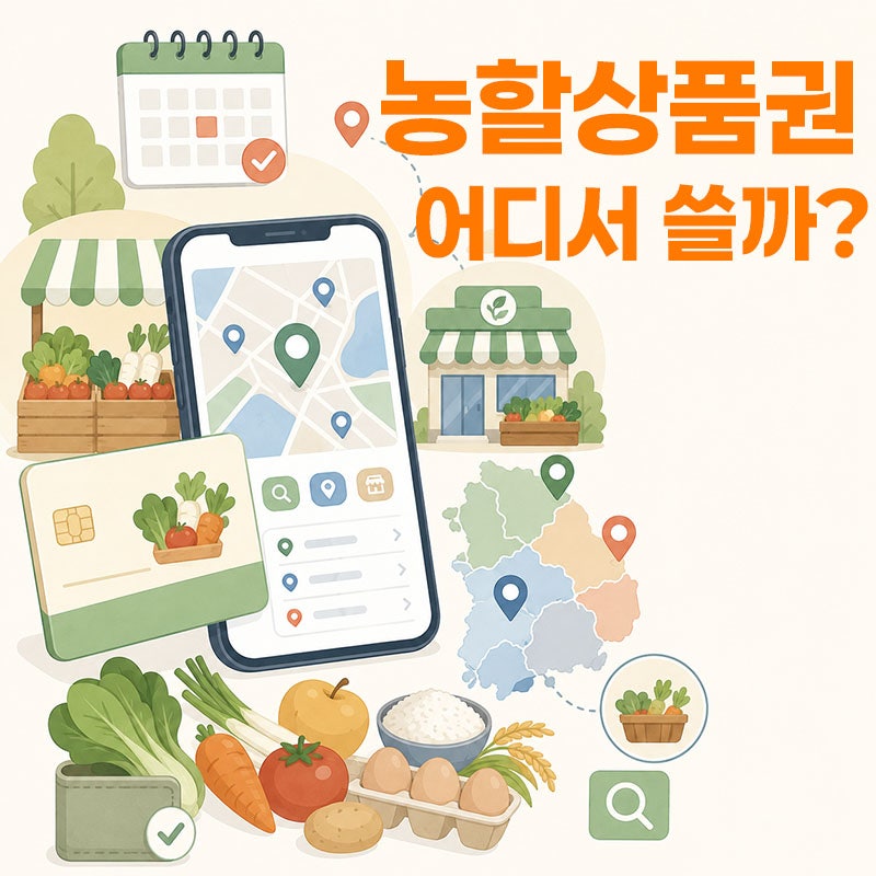 농할상품권 어디서 쓸까? 지역별 사용처·유효기간 확인할 것