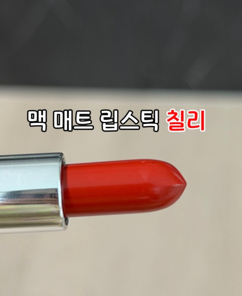 맥 스테디셀러 매트 레드립스틱 칠리