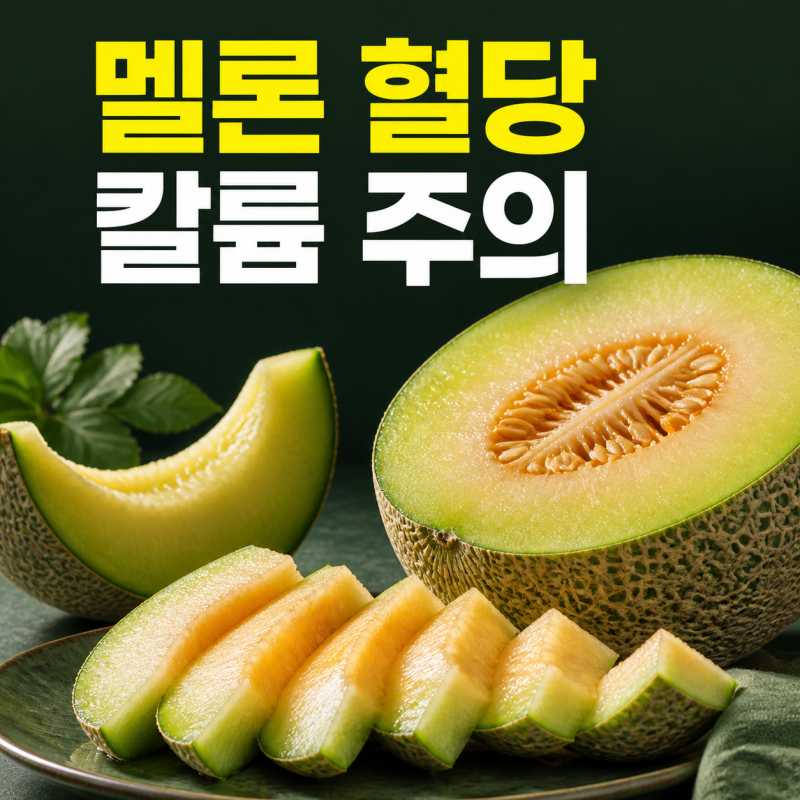 멜론은 혈당을 많이 올릴까? 칼로리·칼륨과 신장질환 주의점