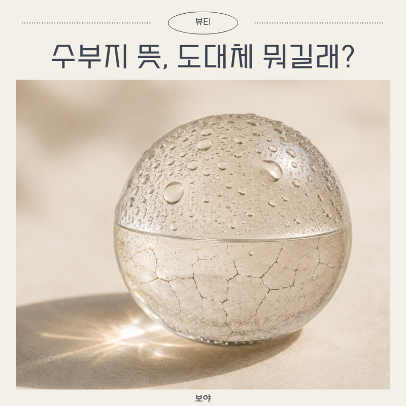 수부지 뜻 도대체 뭐길래? 지성인데 피부는 당기는 이유